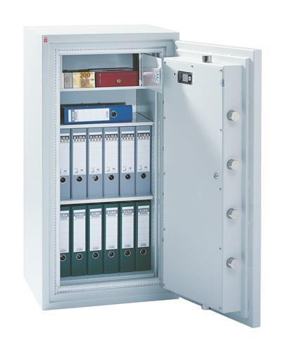 Wertsch.-Schrank H1200xB825xT700mm 307l 1 Tür,2 Fbd.lichtgrau || VE = 1 ST