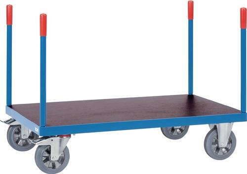 Rungenwagen Ladeflächen-L1200xB800mm STA brillantblau 4 Rungen Trgf.1200kg FETRA || VE = 1 ST