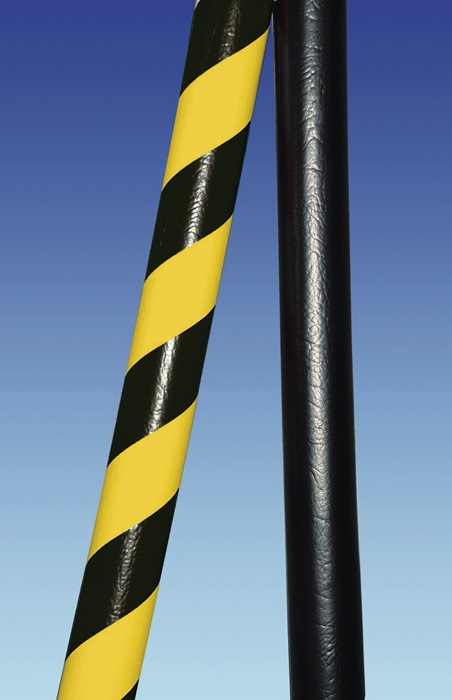 Rohrschutz gelb-schwarz 5000mm PUR-Schaum Typ R 30
