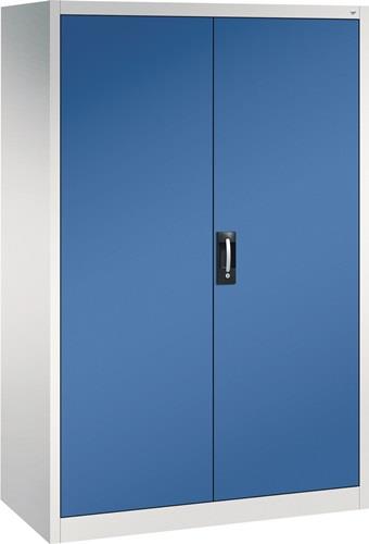 Flügeltürenschrank H1950xB1200xT400mm lichtgrau 4 BD C+P || VE = 1 ST