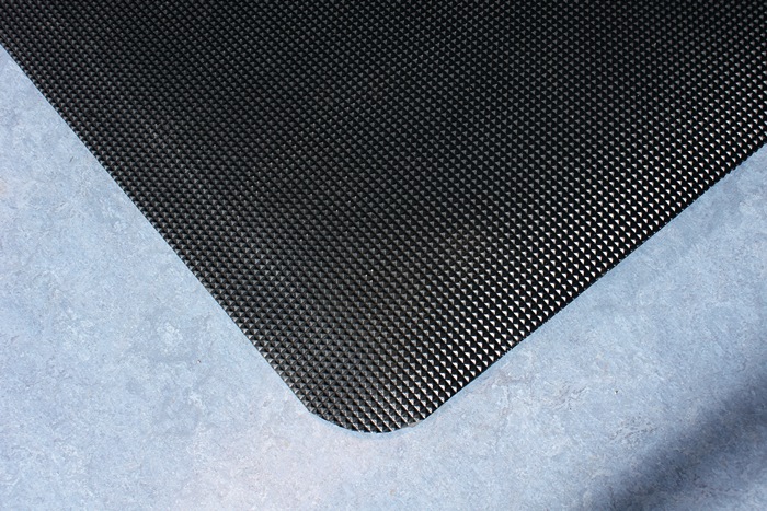 Arbeitsplatzbodenbelag Fertigmatte L1500xB900xS12,5mm schwarz PVC COBA