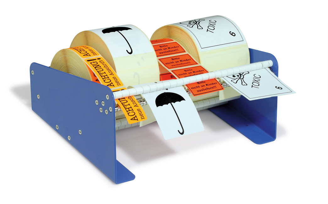 Tisch-Etikettenspender, Nutzbreite bis 315mm, max. Rollendurchmesser 170mm