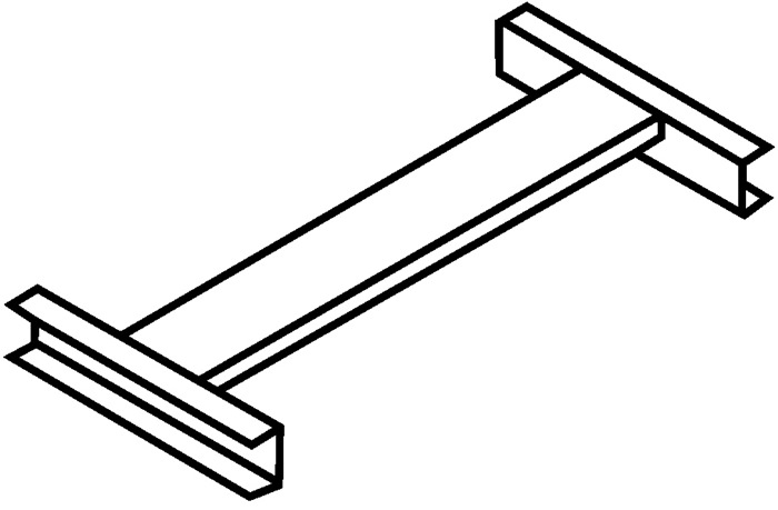 Pendelstange f.Schrank-B.1200mm Sys.Zippel f.Rollladenschrank C+P