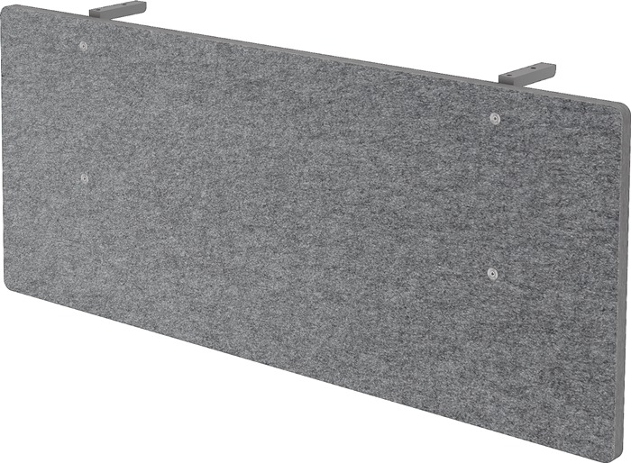 Akustik-Knieraumblende z.Mont.unter dem Schreibtisch graumeliert B1195xH500mm