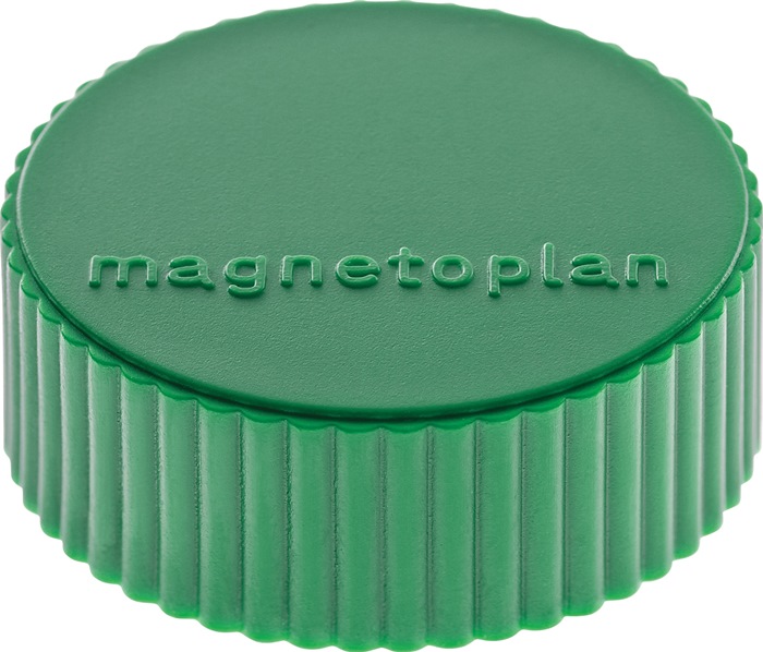 Magnet Super D.34mm grün MAGNETOPLAN - Inhalt 10 Stück