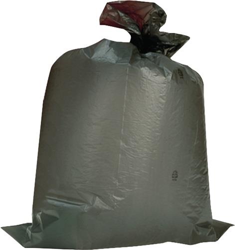 Kunststoffsack 120l LD-PE grau 100 µm B700xL1100mm 150St./Karton DEISS || VE = 1 KT