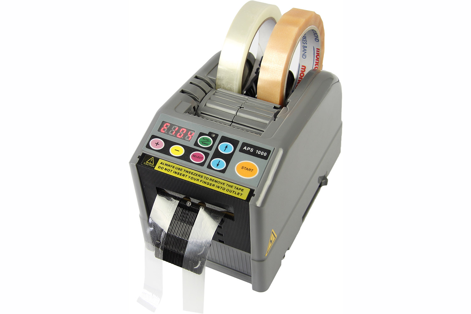 Klebebandspender APS 1000, 6-60mm Bandbreite, 1-2 Rollen, 3 Betriebsarten , 230V/50Hz