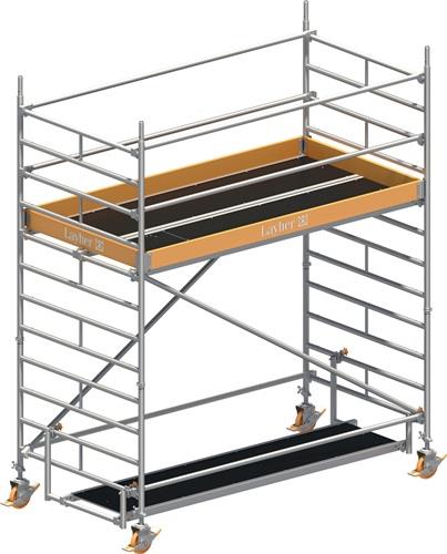 Fahrgerüst Uni Breit P2 Arbeits-B1500xL2850mm Alu.Gerüsthöhe 3430mm 2 kN/m² || VE = 1 ST