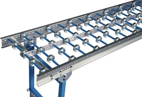 Leichtröllchenbahnen Gesamt-B.540mm Gerade 3m m.Stahlröllchen,verz.100mm || VE = 1 ST