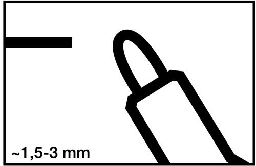 Whiteboardmarker 250 blau Strich-B.1,5-3mm Rundspitze EDDING || VE = 10 ST