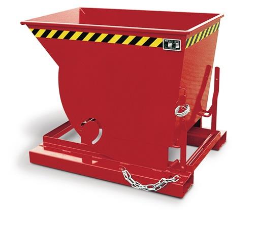 Kippbehälter L1420xB1010xH1070mm feuerrot Inh.0,5 m³ BAUER || VE = 1 ST