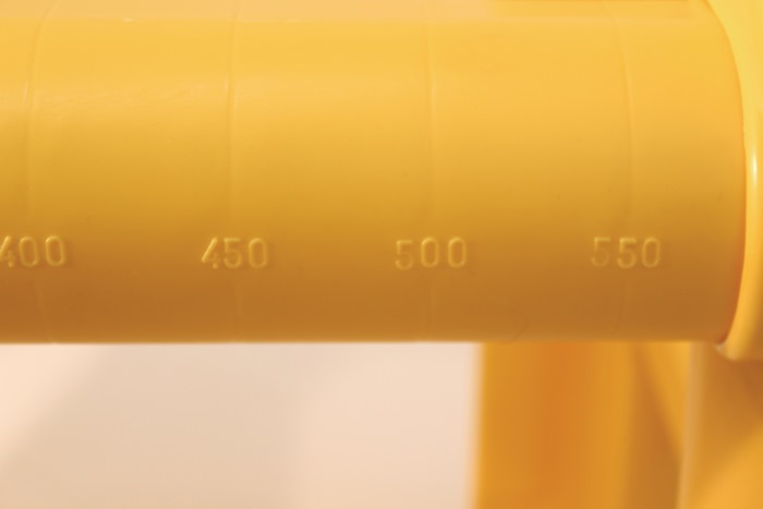 Säulen- u.Pfostenschutz H.1000mm f.Pfostenmaß 200-700mm PE gelb D-FLEXX