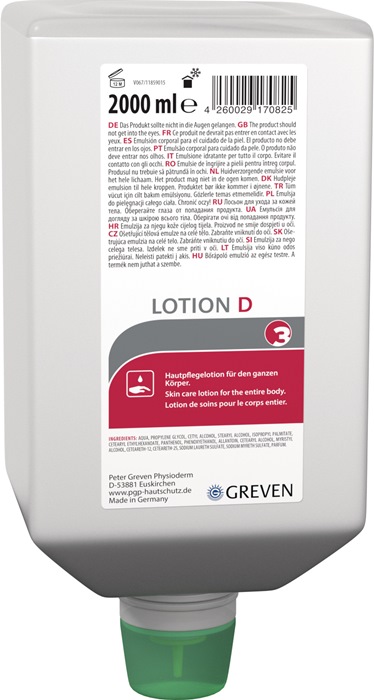 Hautpflegelotion GREVEN® LOTION D 2l silikonfrei,parfümiert GREVEN