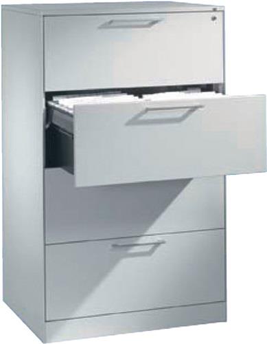 Hängeregistraturschrank lichtgrau/lichtgrau H1298xB800xT600mm Trgf.65kg || VE = 1 ST