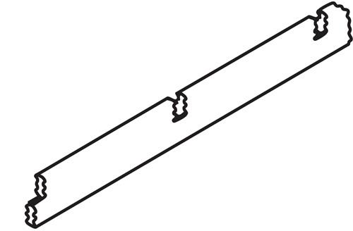 Fachunterteilungen Quer-Teiler f.Flachablageschrank 4St./Beutel C+P || VE = 1 BT