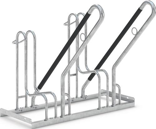 Fahrrad-Ständer-Reihenanlage 4700 XBF 1-s.90Grad verz.Anz.Radstände 2 z.Schr.WSM || VE = 1 ST