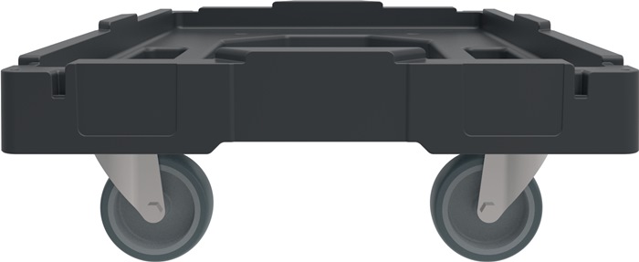 Kistenroller Trgf.210kg PPR-Bereifung L594xB396mm STA schwarz
