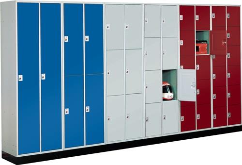 Fächerschrank Stahlbl.Farbwahl/Farbwahl H1950xB620xT500mm 2x5 Abt.C+P || VE = 1 ST