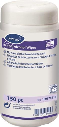 Desinfektionstücher Alcohol Wipes 150 Tü.Dose SUMA || VE = 12 ST