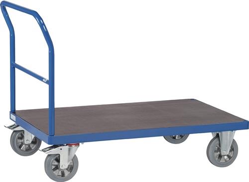 Plattformwagen Ladeflächen L2000xB800mm STA brillantblau Trgf.1200kg FETRA || VE = 1 ST