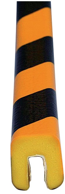 Kantenschutz gelb-schwarz 1000mm PUR-Schaum Typ G