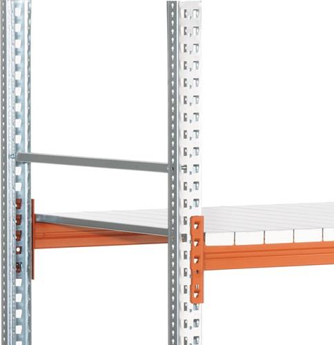 Fachboden Stahlbl.Schwerlastregal B2225xT800mm verz./rotorange Trgf.1856kg META || VE = 1 ST