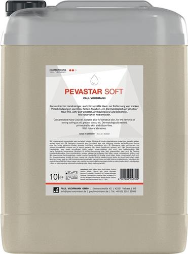 Handreinigung Pevastar SOFT 10l silikon- u.lösemittelfrei Kanister PEVASTAR SOFT || VE = 1 ST