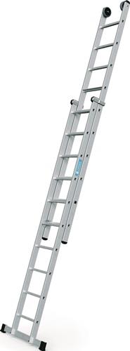 Schiebeleiter Everest Plus 2E Alu.Sprossen 2x10 H.b.5950mm Stufen/Sprossen-Kombi || VE = 1 ST