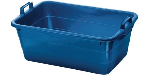 Wanne L620xB425xH250mm Inh.45l PE blau LOCKWEILER || VE = 1 ST