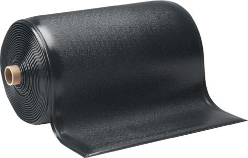 Arbeitsplatzbodenbelag Zuschnitt B1200xS12mm schwarz PVC Preis p.lfd.m COBA || VE = 1 MT